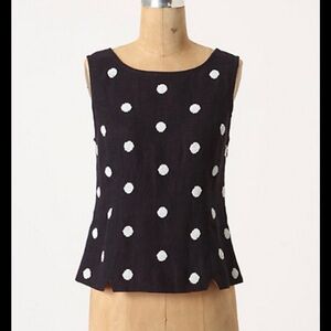 Anthropology Polka Dot Tank Top
